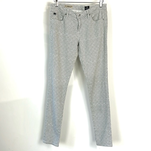 AG Adriano Goldschmied The Legging Ankle Basket Weave Grey Jeans - Picture 2 of 11